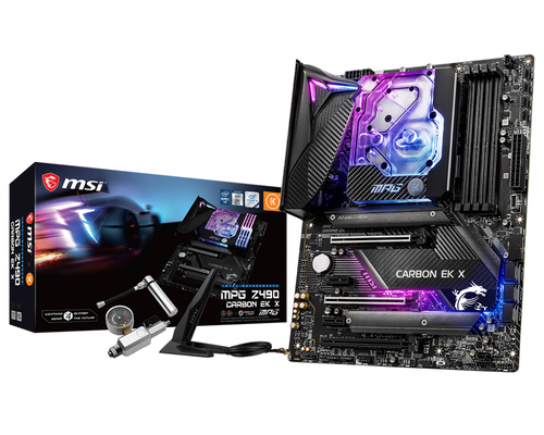 MSI MPG Z490 Carbon EK X Intel Z490 LGA 1200 (Socket H5) ATX