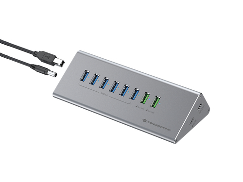 CONCEPTRONIC Dock USB-C->1xUSB-C,6xUSB-A,100WPD o.N.0.37m, afbeelding 6