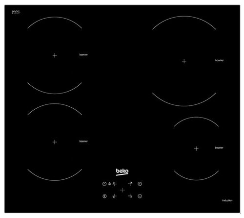 Beko HI164400ATB hob Black Built-in