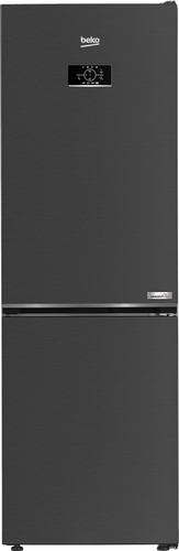 Beko Pro HarvestFresh AeroFlow CNG6686VPZ 60/40 Fridge Freezer - Black Steel, Black - image 1