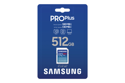 Samsung Pro Plus SD Card 512GB SD-Kaart Wit, afbeelding 5