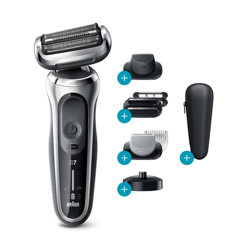 Braun Series 7 70-S4862c Wet&Dry Сеточная бритва Триммер Черный, Серебристый