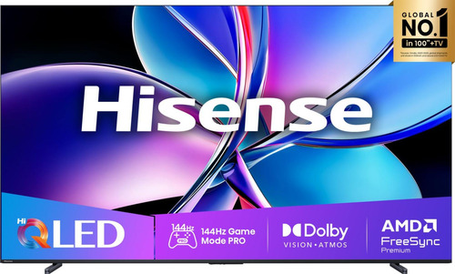 Hisense 100E7Q PRO 2,54 m (100") 4K Ultra HD Smart TV Wi-Fi Черный