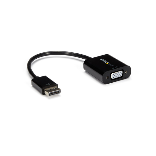 StarTech.com Adaptador de DisplayPort a VGA - Convertidor Activo DP a VGA Vídeo 1080p - Adaptador de Cable DP/DP++ a Monitor VGA - Dongle Conversor DP a VGA - DP 1.2 a VGA