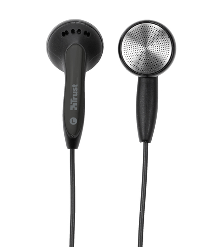 Trust Earphones for tablets - Black Kopfhörer Kabelgebunden im Ohr Musik Schwarz