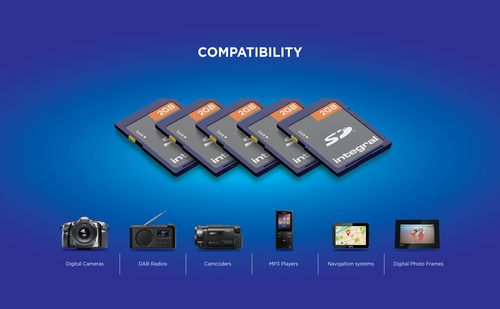 Integral 2GB 5PK SD MLC FLASH WITH METAL CARD CASE – image 5