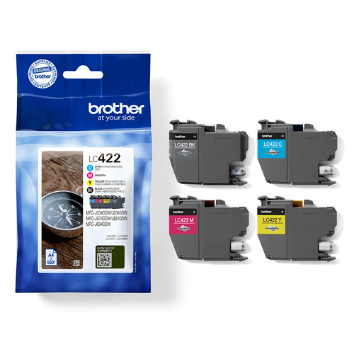 Brother LC422 Inkjet Cartridge Multipack Cmyk LC422VAL - image 4