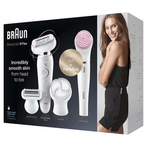 Braun Silk-épil 9 81690188 epilator 40 tweezers White, Gold – image 3
