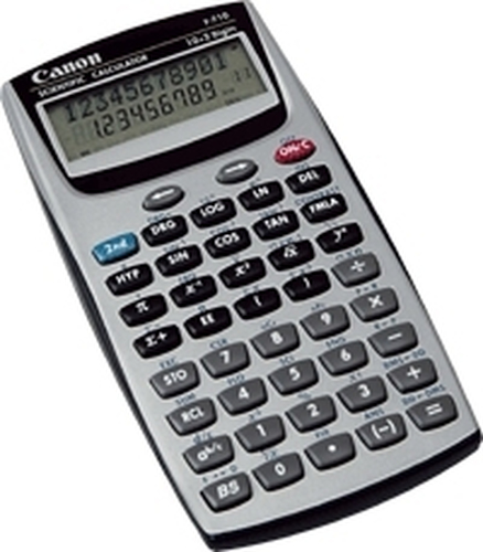 Canon F-710 calculator Pocket Scientific Silver
