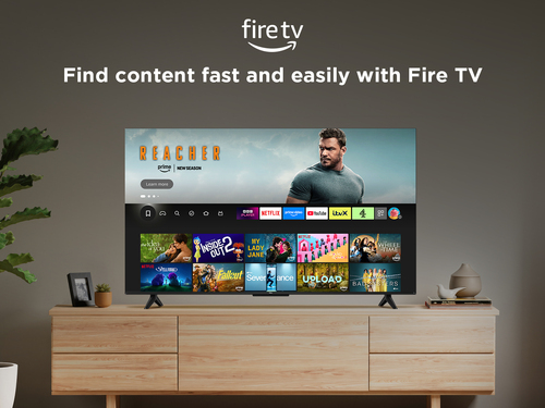 65" Tcl T6C Qled 4K Hdr Smart Fire TV with Freely - 65T6C-UK, Black - image 7