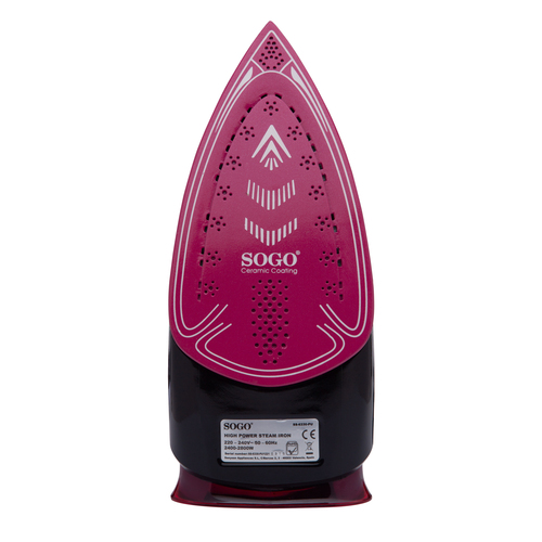 Sogo PLA-SS-6330-PU iron Dry & Steam iron Ceramic soleplate – image 3