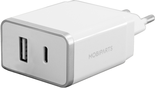 Mobiparts MP-104334 mobiilseadme laadija Universaalne Valge Vahelduvvool Hoonesisene