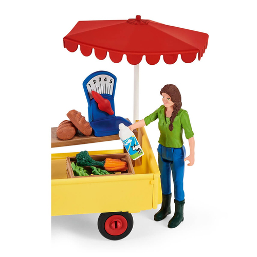 Schleich Farm World - Mobiele farmstand speelfiguur, afbeelding 3