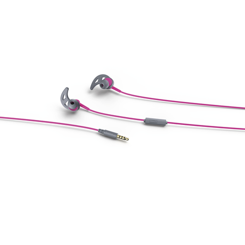 Hama 00184098 headphones/headset Wired In-ear Grey, Pink