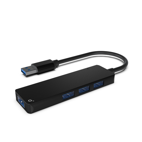 IOPLEE HAG-HC34E interface hub USB 3.2 Gen 1 (3.1 Gen 1) Type-A 5000 Mbit/s Black – image 1
