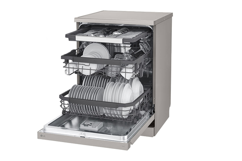 LG DF355FP 60cm Dishwasher in Silver 14 Place Setting C Rated QuadWash - image 8