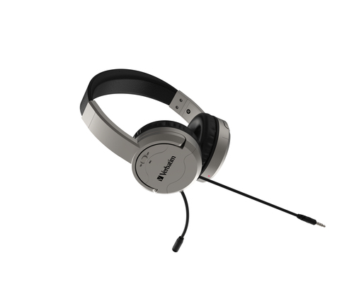 Verbatim 66784 headphones/headset Wired Handheld Gaming Graphite – image 1