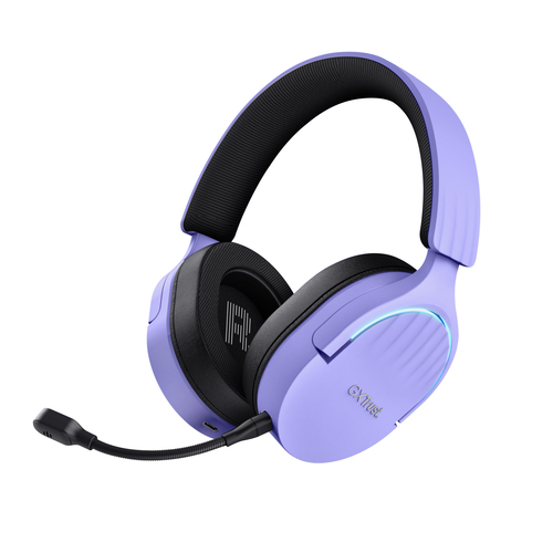 Trust Fayzo GXT491 Draadloze PC/PlayStation headset Paars, afbeelding 2