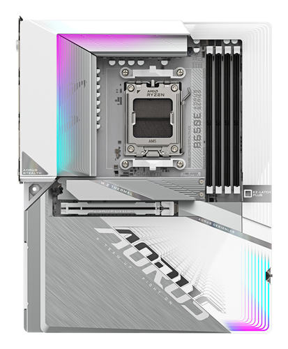 Gigabyte Aorus Stealth Ice B650 AM5 Motherboard, White - image 2