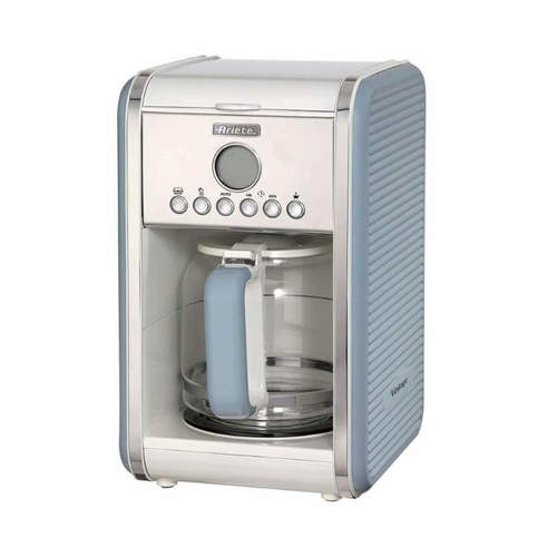 Polti 1342/05 Retro Style Filter Coffee Machine, 24 Hour Programmable Timer With Pause and Serve Button and Washable Filter, Blue - Ariete - image 1