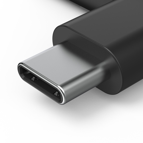 Hama USB-C - 3.5 mm Jack Socket Aux Adapter 90° Angled Plug Oplader Zwart