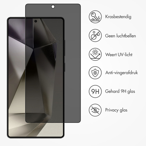 Accezz Gehard Glas Privacy Screenprotector Samsung Galaxy S25 Ultra, afbeelding 4