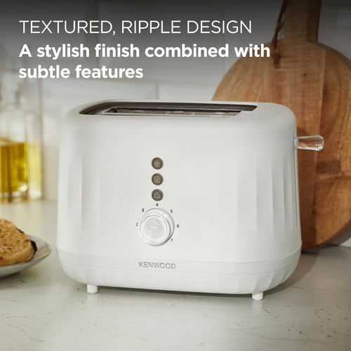 Kenwood Ripple TCP06.000WH 2-Slice Toaster - Pure White Matte, White - image 8
