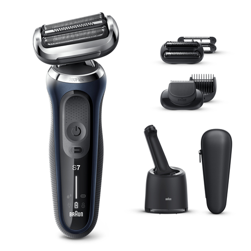 Braun Series 7 70-B7850cc Foil shaver Trimmer Blue – image 3