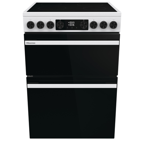 Hisense Hi6 Max 80/50L HDCEC6C20W 60cm Electric Ceramic Cooker - White - image 1