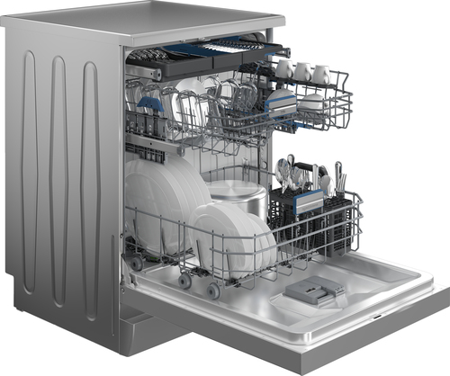 Beko BDFN36561XP PowerIntense Selective Line Vrijstaande vaatwasser Grijs, afbeelding 3