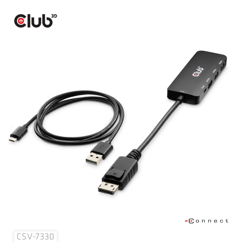 Club 3D DisplayPort naar Triple HDMI 8K60Hz Hub, afbeelding 9
