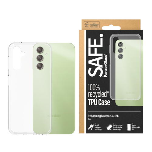 PanzerGlass SAFE. by PanzerGlass® TPU Case Transparent for Samsung Galaxy A14 4G | A14 5G – image 2