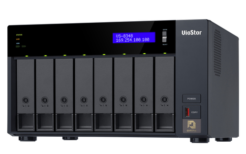 QNAP VS-8348 network video recorder Black – image 4
