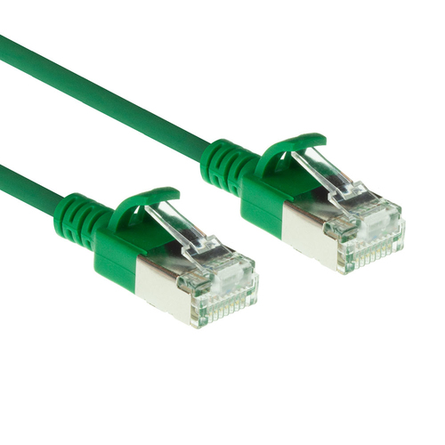 ACT DC7700 сетевой кабель Зеленый 0,5 m Cat6a U/FTP (STP)