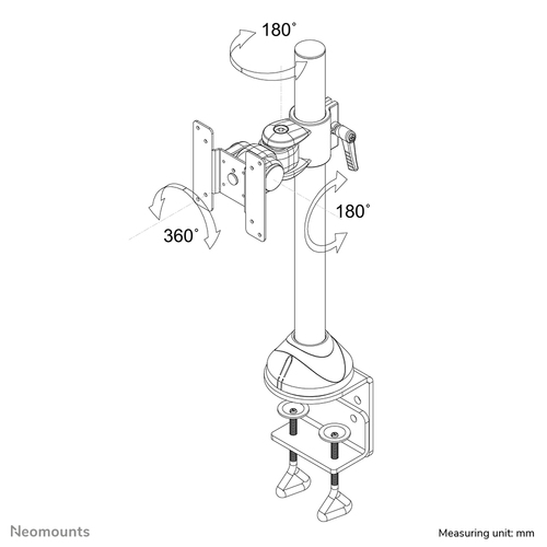 Neomounts FPMA-D965 - Monitorarm voor enkel scherm, afbeelding 6