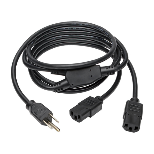 CABLE DIVISOR DE CORRIENTE PC  EN Y NEMA5-15P 2X C13 183M  - P006-006-2