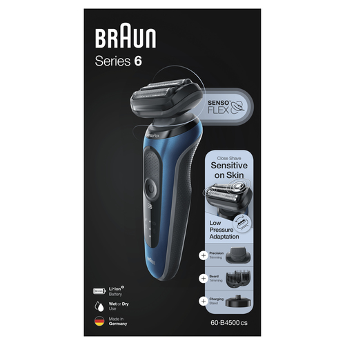 Braun Series 6 60-B4500cs Foil shaver Trimmer Blue – image 6