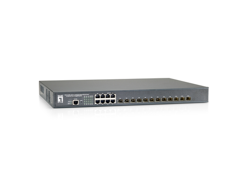 LevelOne 20-Port L2 Managed Gigabit Ethernet Switch, 12 Ports SFP+ 10-Gigabit – image 2