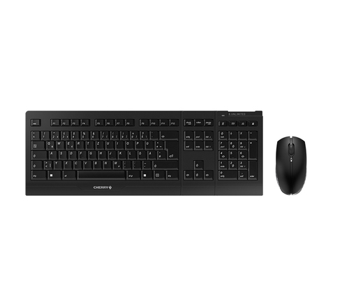 CHERRY B.UNLIMITED 3.0 keyboard Mouse included Office RF Wireless German Black