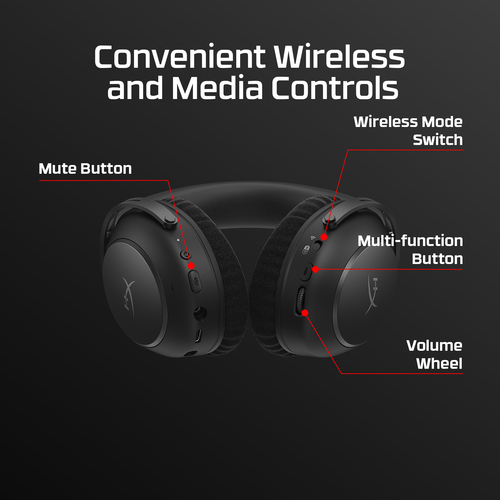 HyperX Cloud Alpha 2 Wireless Gaming Headset – 250 Hours Battery, Dual Chamber Drivers, Multi-Platform Compatibility – Black - image 3