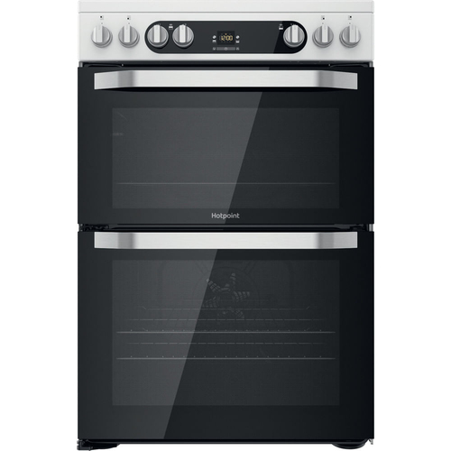 Hotpoint HDM67V9HCW/UK/1 Freestanding cooker Electric Ceramic hob White