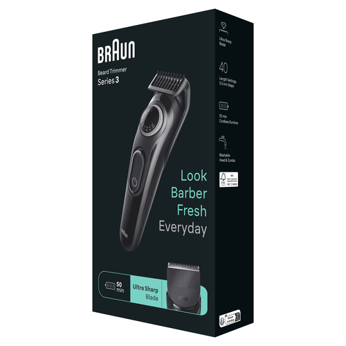 Braun BeardTrimmer 3 80708177 beard trimmer Battery 40 – image 3