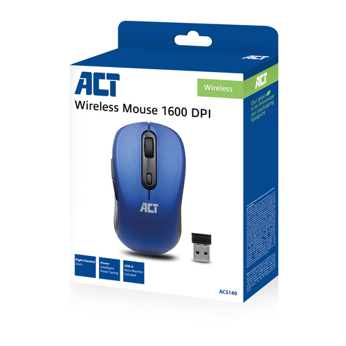 Wireless mouse blue 1000/1200/1600dpi, afbeelding 4