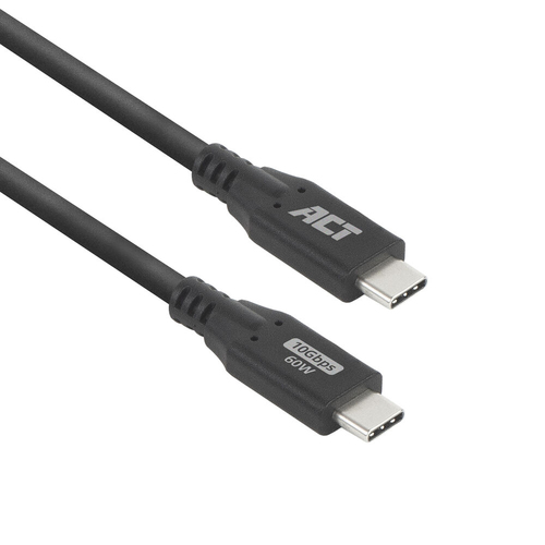ACT Connectivity USB 3.0 10Gbps 60W USB Type-C kabel, 2 meter