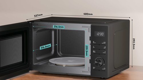 Candy CMW323SDB Black Solo microwave Countertop – image 7