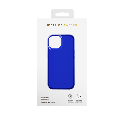 iDeal of Sweden Clear Case iPhone 13 / 14 / 15 / 16e Cobalt Blue – image 2