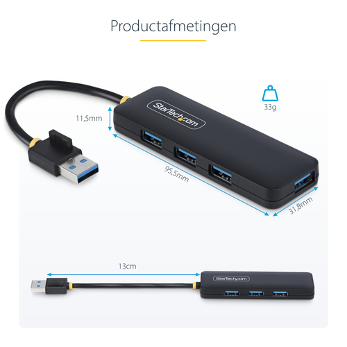 STARTECH 4-Port USB-A Hub 5Gbps, afbeelding 9