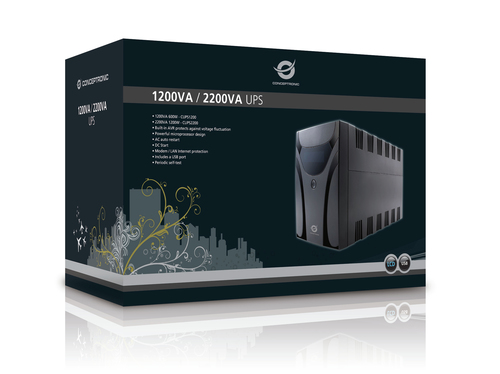 Conceptronic 1200VA 600W UPS – image 3