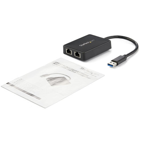 StarTech.com USB 3.0 naar 2-poorts gigabit Ethernet-adapter NIC met USB-poort - Netwerkadapter, afbeelding 6