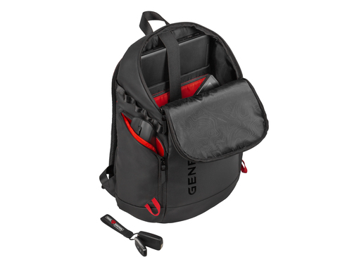 GENESIS NBG-2217 Pallad 420 15.6  Rugzak in Zwart, afbeelding 9